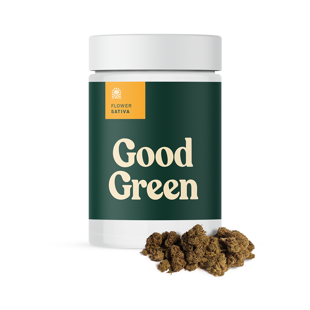Photograph of product: Good Green | Tangerine Haze (S-H) Mixed Buds | 14g