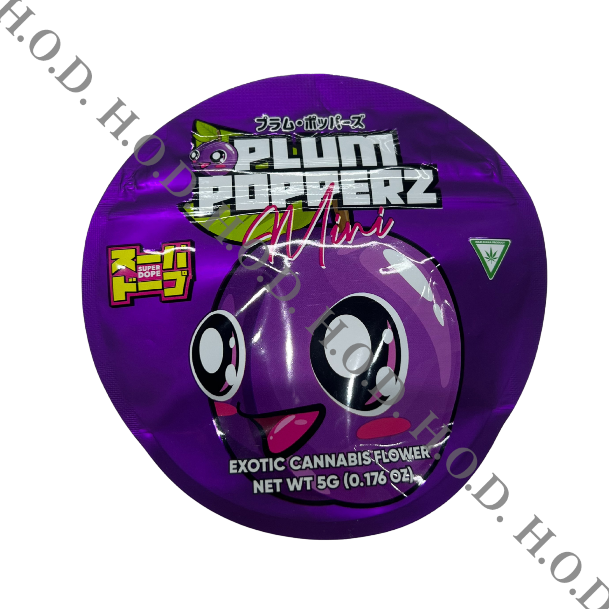 Photograph of Product: Fear of Boof x Super Dope x Hi-Tech Plum Popperz Smalls 5g