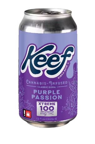 Photograph of product: Keef Cola Xtreme 100mg Purple Passion