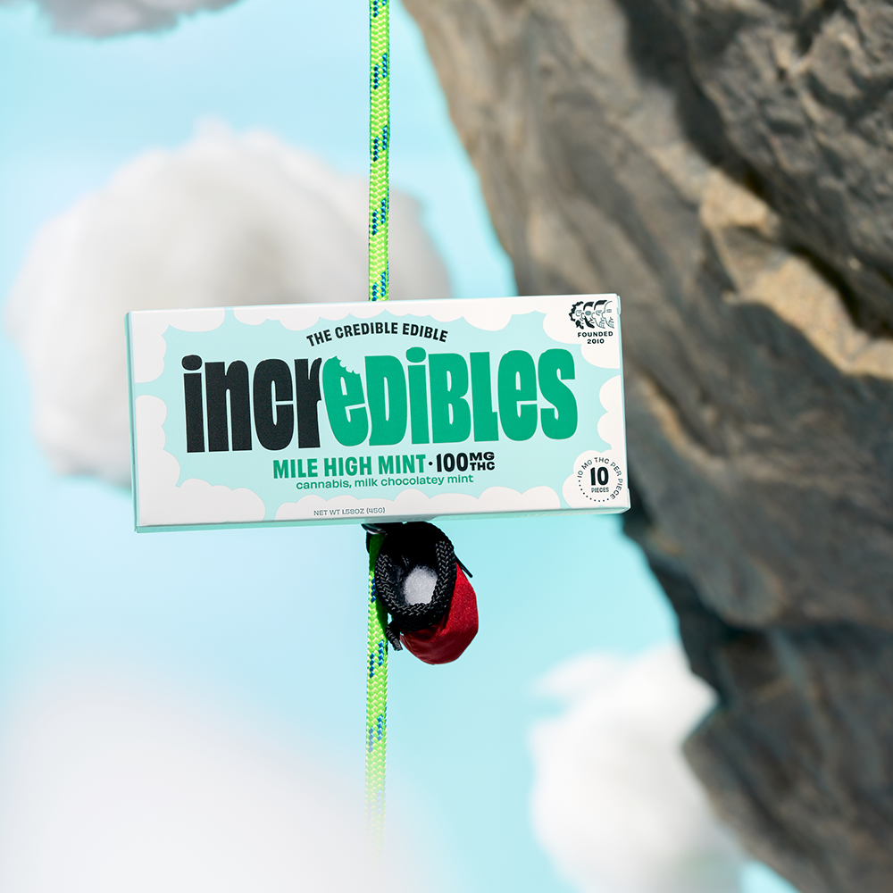 Photograph of product: Incredibles Mile High Mint 100MG/10PC
