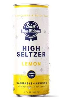 Photograph of product: [PABST] High Seltzer - 10mg - Lemon (H) - 