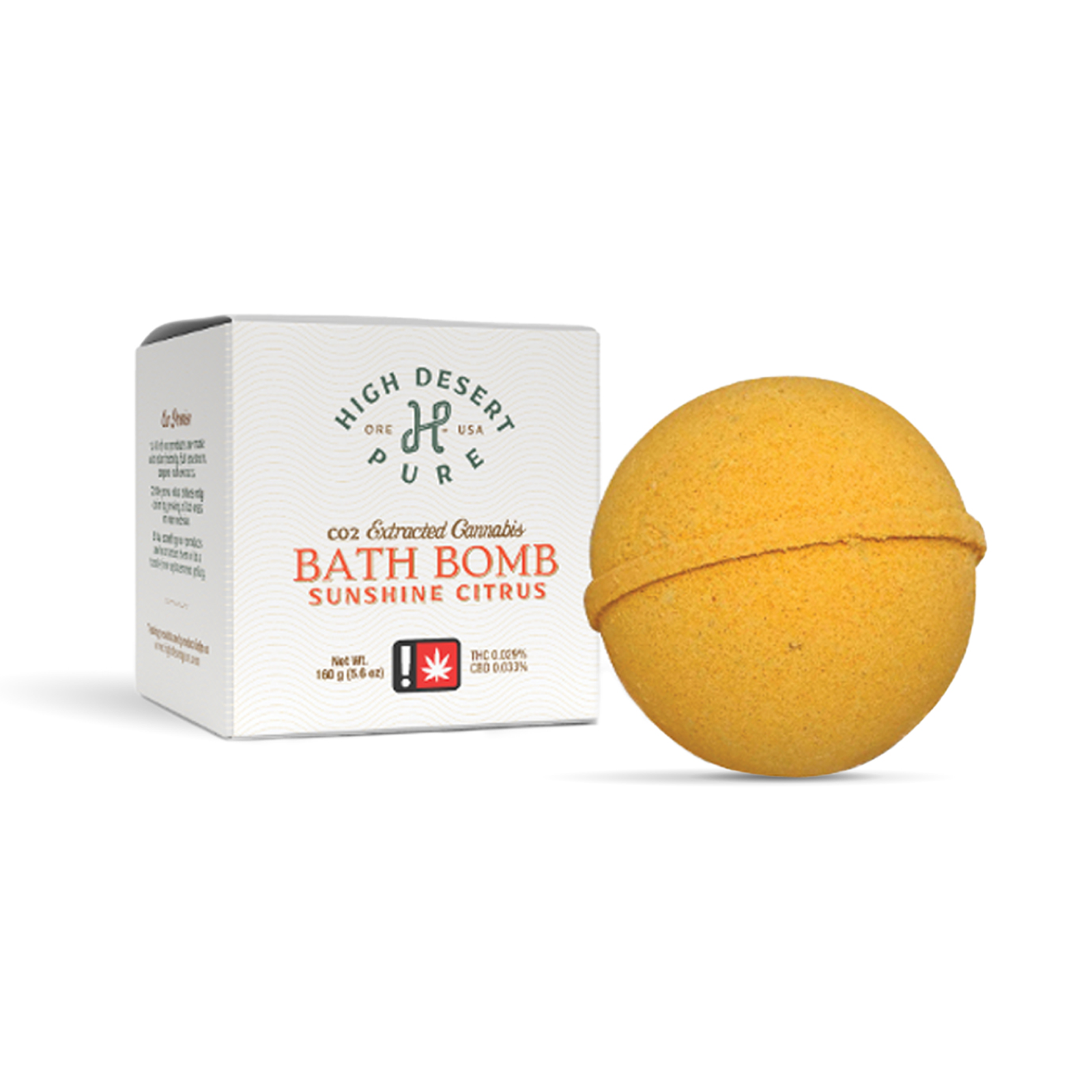 Photograph of product: High Desert Pure 5.6oz SUNSHINE CITRUS Bath Bomb