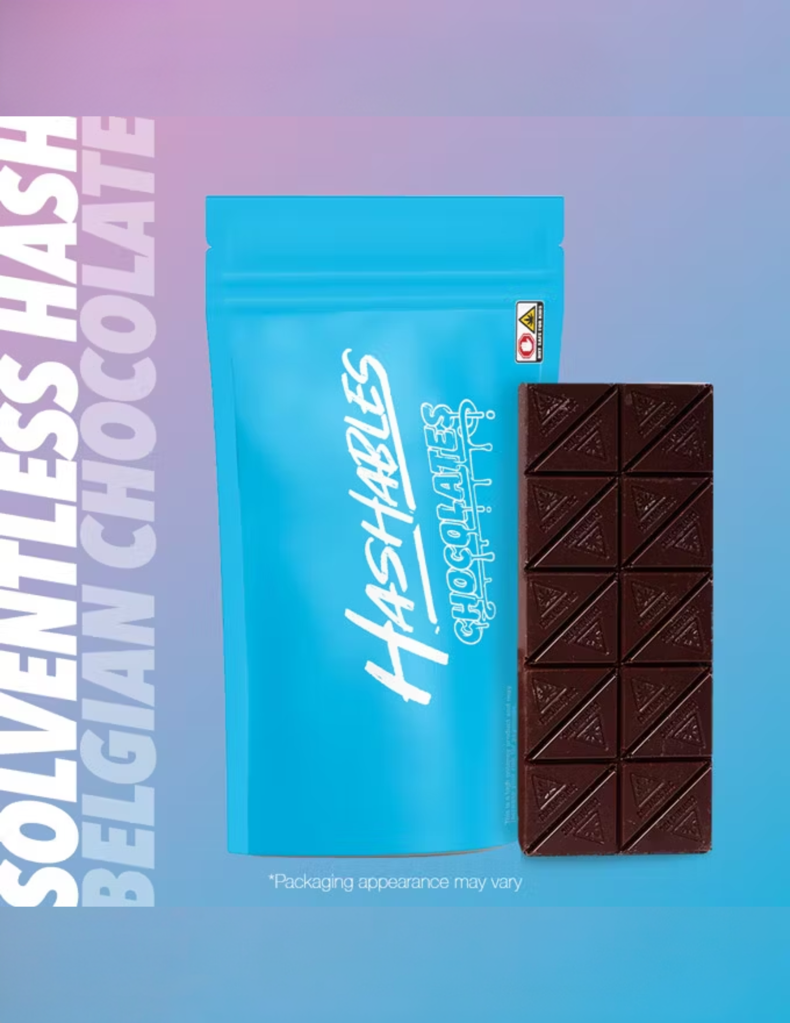 Photograph of product: au chocolatables - Dark Chocolate Bar - 20 Pieces