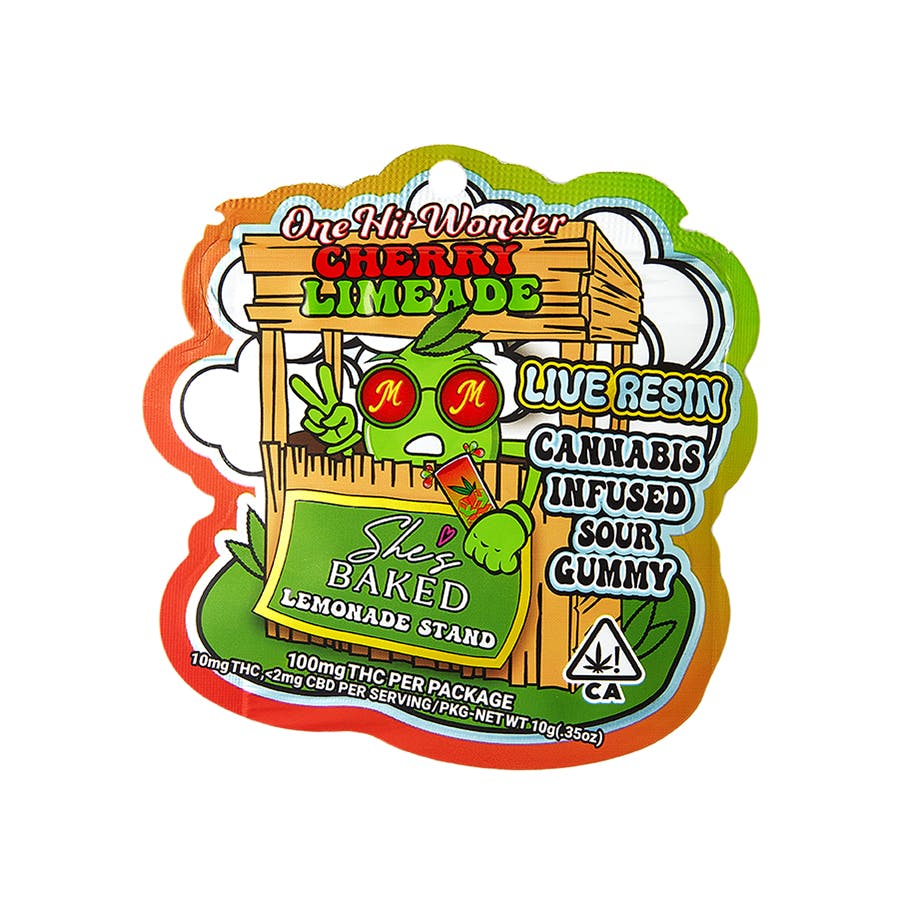 Photograph of product: ONE HIT WONDER - CHERRY LIMEADE 100MG