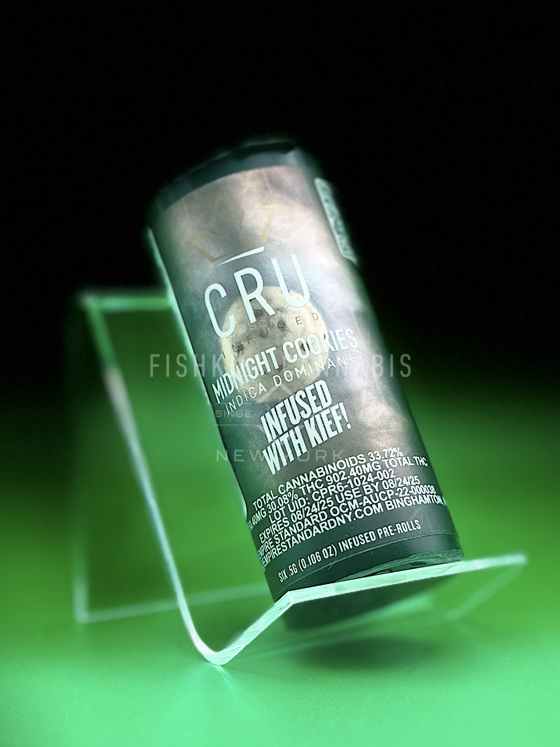 Photograph of product: Midnight Cookies - Infused Pre-Roll 6pk - CRU