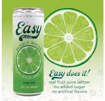 Photograph of product: Lime Bubbly Water