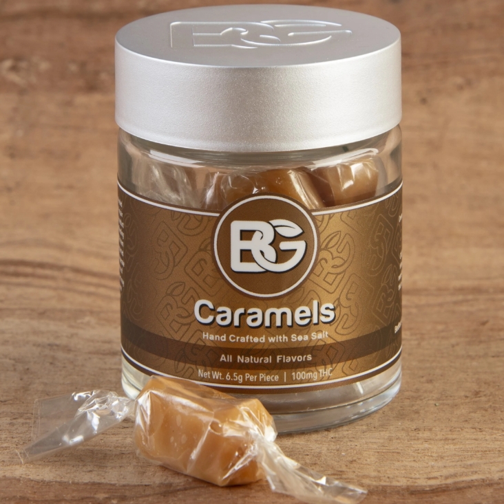 Photograph of product: BG Caramels - Sea Salt 100mg