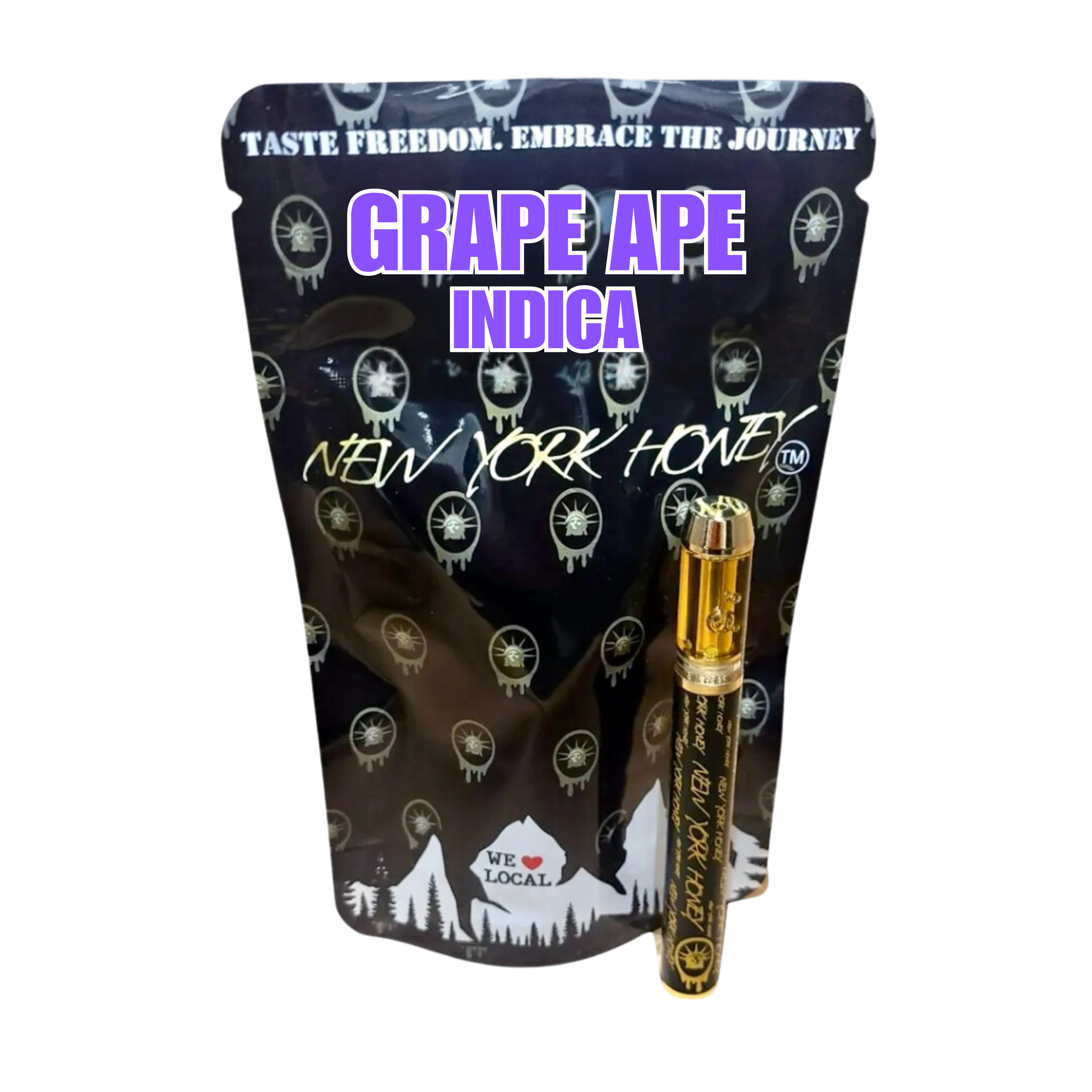 Photograph of Product: New York Honey - Grape Ape Disposable Vape