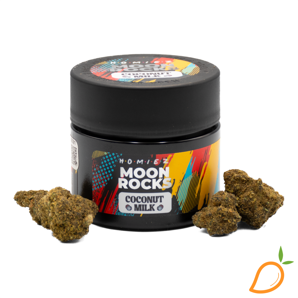 Photograph of product: 3.5g Coconut Milk Moonrocks Homiez