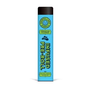 Photograph of product: North Lake Supply Garlic Jam Live Rosin Infused Preroll - 0.5g