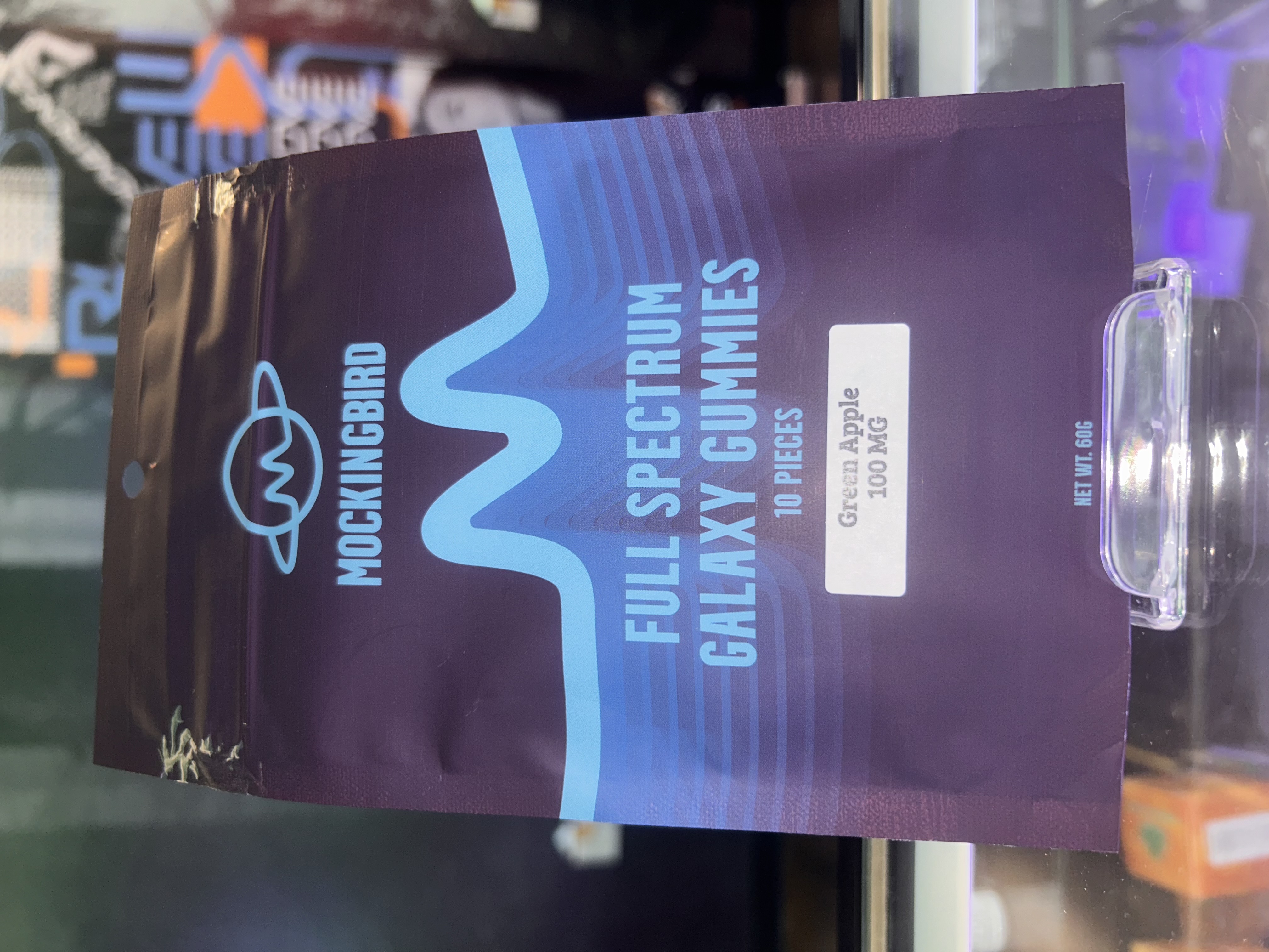 Photograph of product: Green Apple Gummies | 100mg | Mockingbird