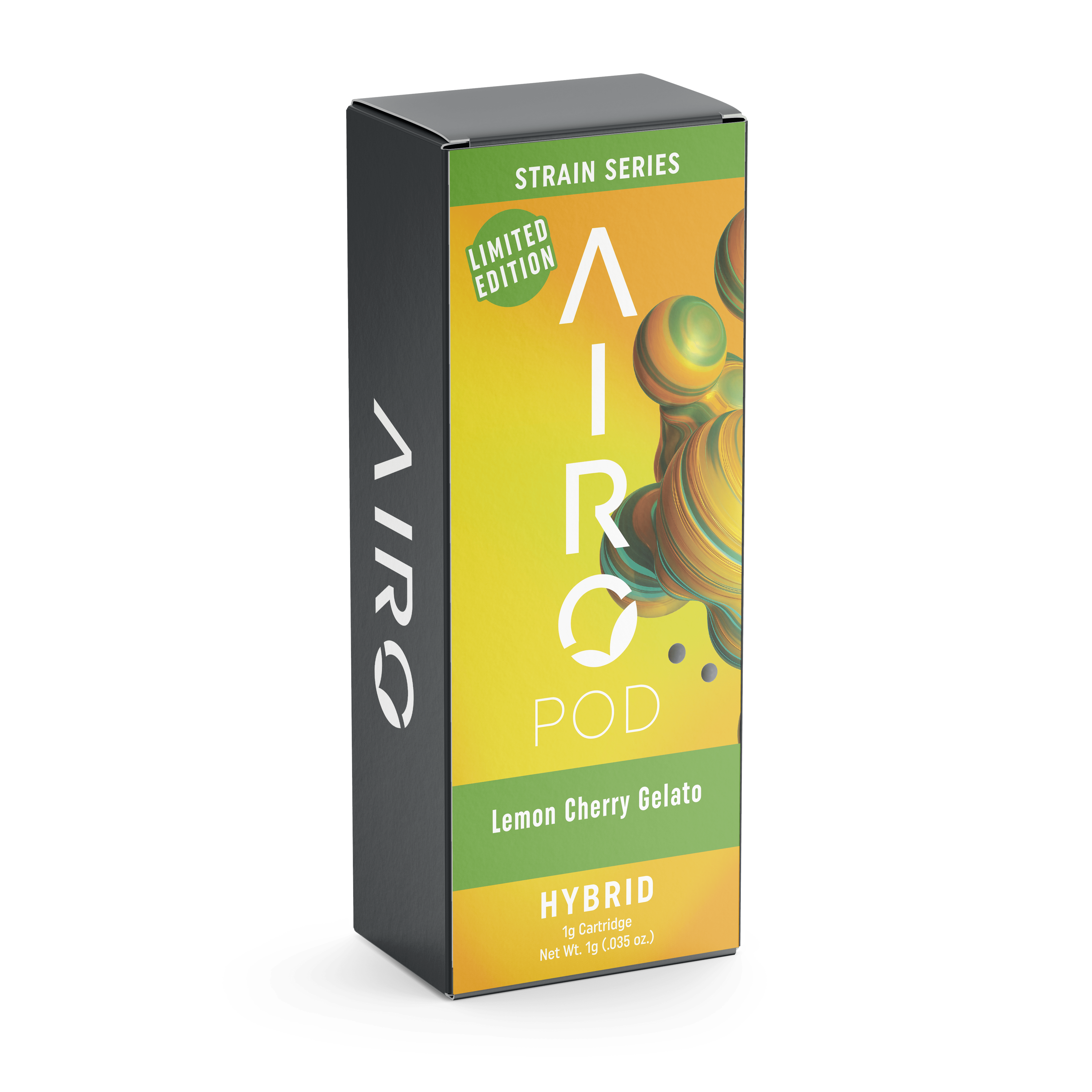 Photograph of product: AIRO - POD DISTILLATE - 1G - LEMON CHERRY GELATO - HYBRID