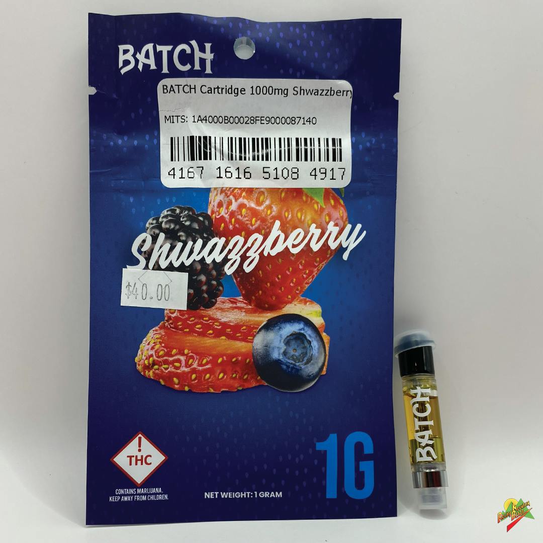 Photograph of product: Batch Cartridge 1g - Shwazzberry