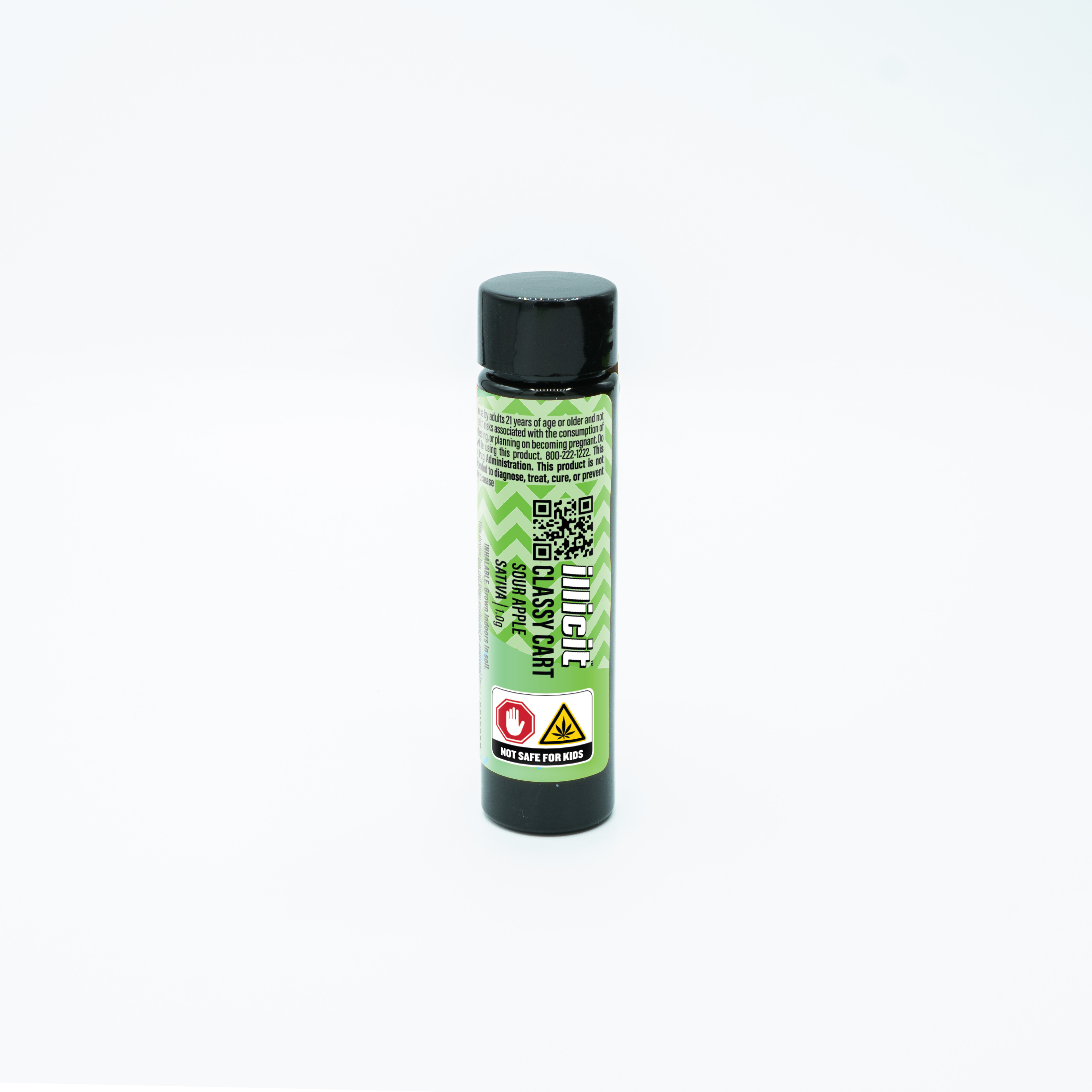 Photograph of product: Illicit | Sour Apple | Classy Cart | 1g