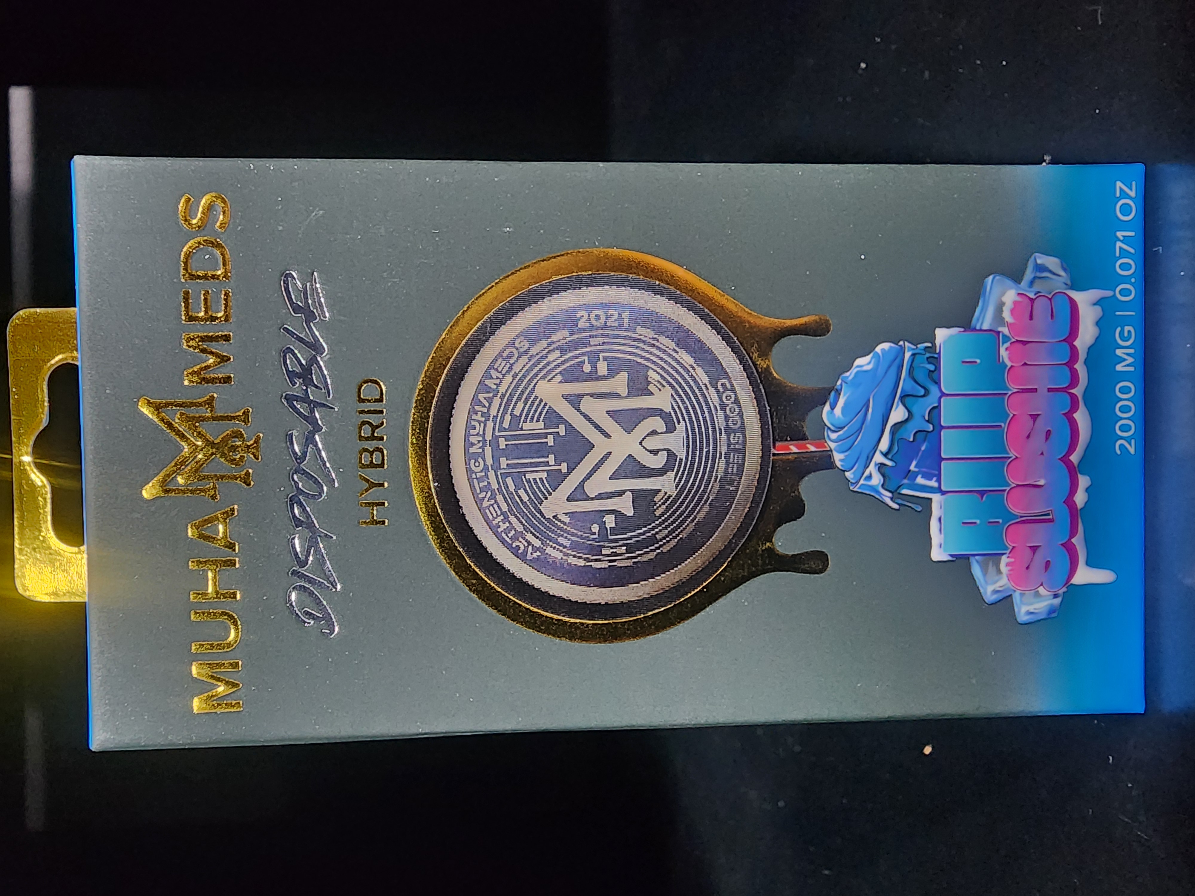 Photograph of product: BLUE SLUSHIE (2G) (Distillate)