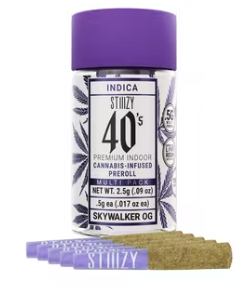 Photograph of product: Skywalker OG Preroll 5-Pack (I) | 2.5g