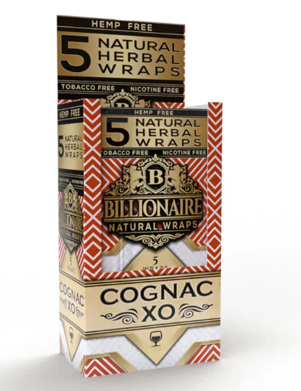 Photograph of product: Billionaire Natural Wraps Cognac XO 5pk