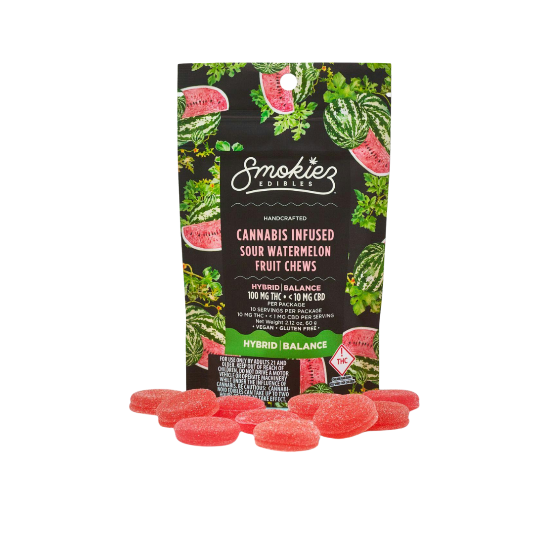 Photograph of product: Smokiez - Sour Watermelon (Hybrid) - 100mg