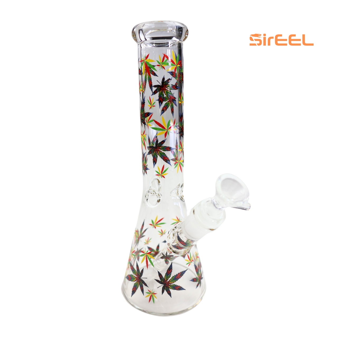Photograph of product: SirEEL - 10" 420 Rasta Leaf Bong