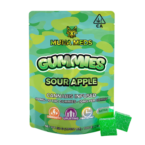Photograph of product: Sour Apple Gummies