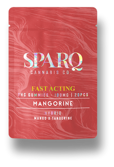 Photograph of product: Sparq Mangorine Gummies | 100mg
