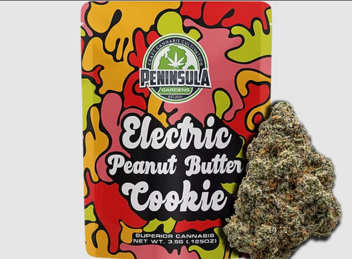 Photograph of Product: Electric Peanut Butter Cookie Prepack by Peninsula Gardens - 3.5g