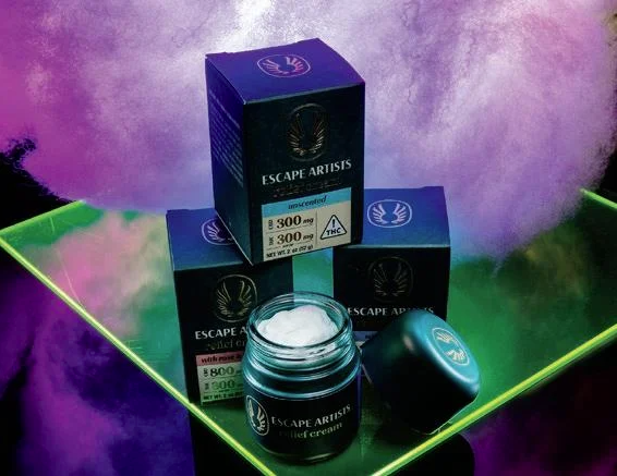 Photograph of product: Escape Artists | 20:1 Menthol Relief Cream CBD:TH-oui 40mg