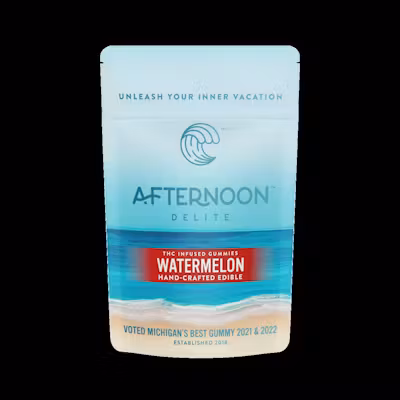 Photograph of product: Afternoon Delite - 2pk Gummies - (200mg) - **WATERMELON** (9/$20)