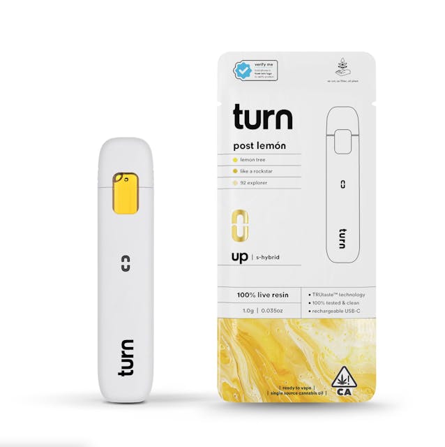 Photograph of product: Post Lemon Live Resin Ready-to-Vape (1g) - 