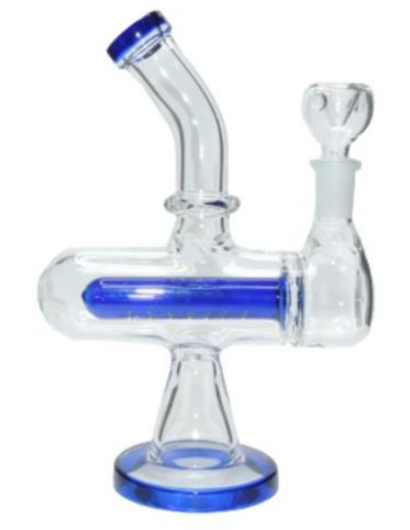 Photograph of product: 8" Bent Neck Inline Water Pipe - Various Colors