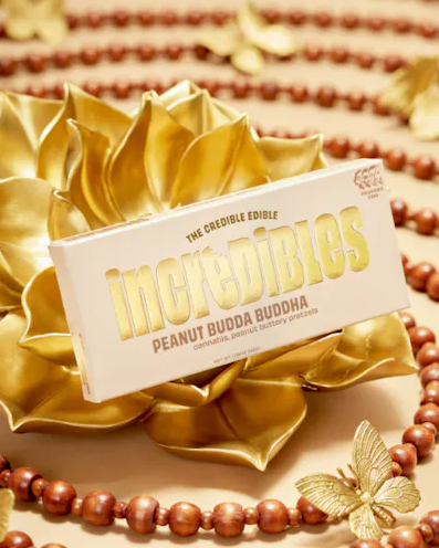 Photograph of product: Incredibles | Chocolate Peanut Budda Buddha | 50mg TH-oui x 10 ct - 3201