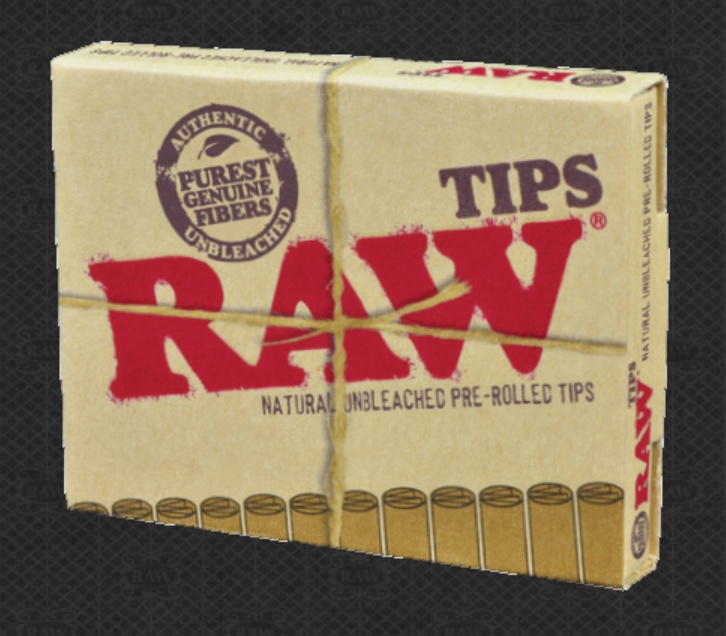 Photograph of product: Raw - Original Tips Pre Rolled