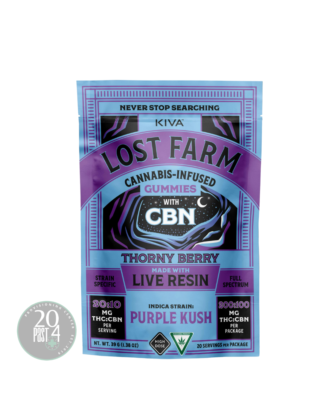 Photograph of product: Lost Farm | Thorny Berry | Gummies | 200mg