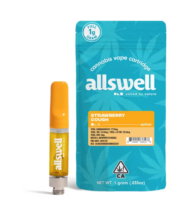 Photograph of product: STRAWBERRY COUGH 1G CARTRIDGE