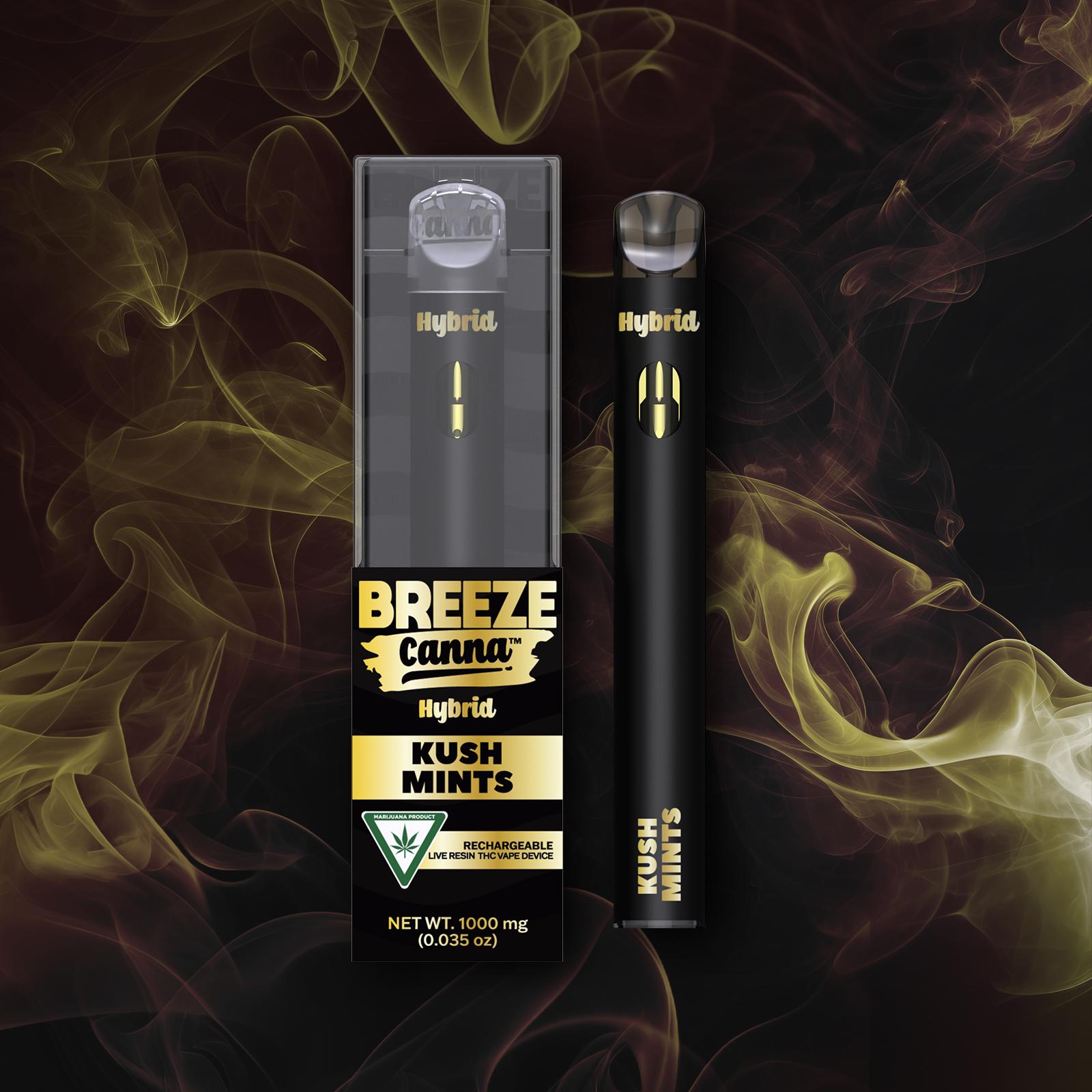 Photograph of product: Kush Mints Live Resin Disposable