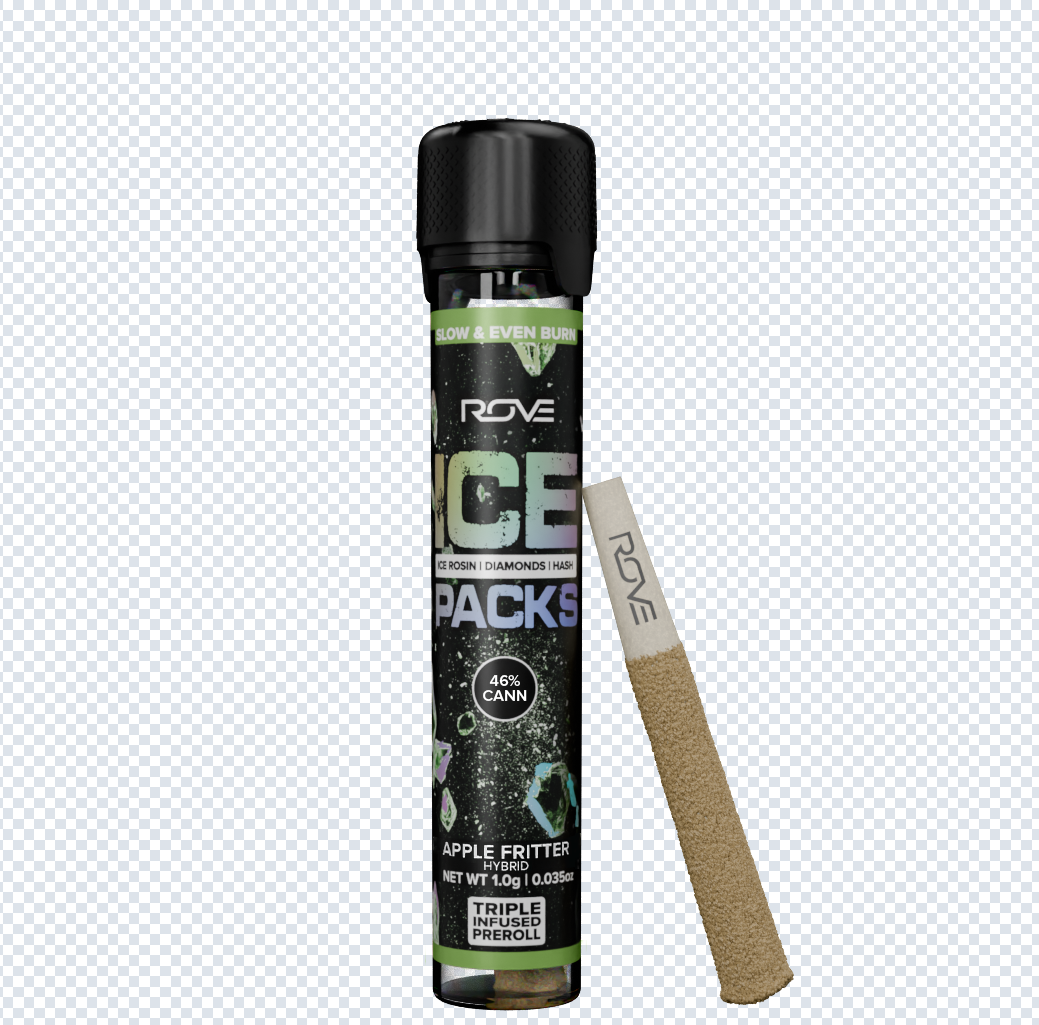 Photograph of product: Infused Apple Fritter Pre-Roll Pack 1.5g (3-Pack | 0.5g Each)