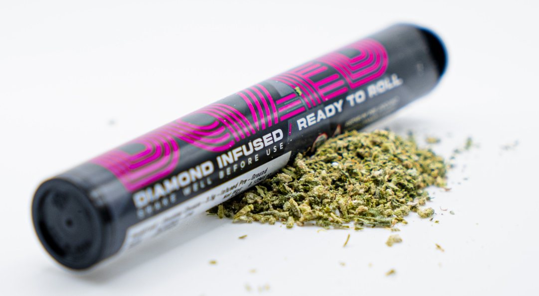 Photograph of product: Cheddar Cheeze Infused PreGround | DAZED - Ready to Roll - 3.5g