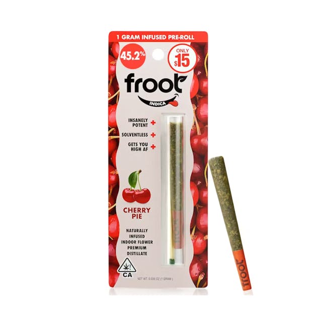 Photograph of product: Cherry Pie Infused Pre-Roll - 1g - 
