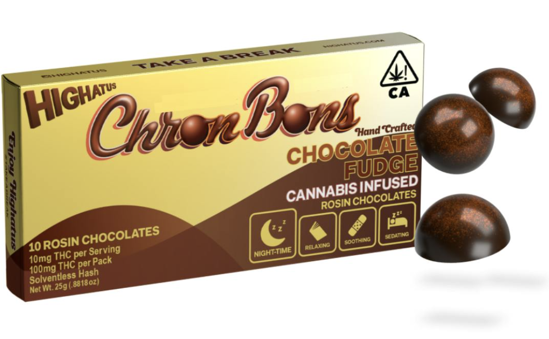 Photograph of product: Chocolate Fudge Chronbons 10 Pack