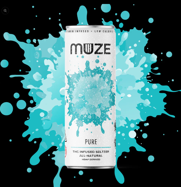 Photograph of product: Muze Hemp-Derived Beverage | Pure | 3mg