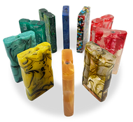Photograph of product: 4" Acrylic Dugouts | Assorted Colors