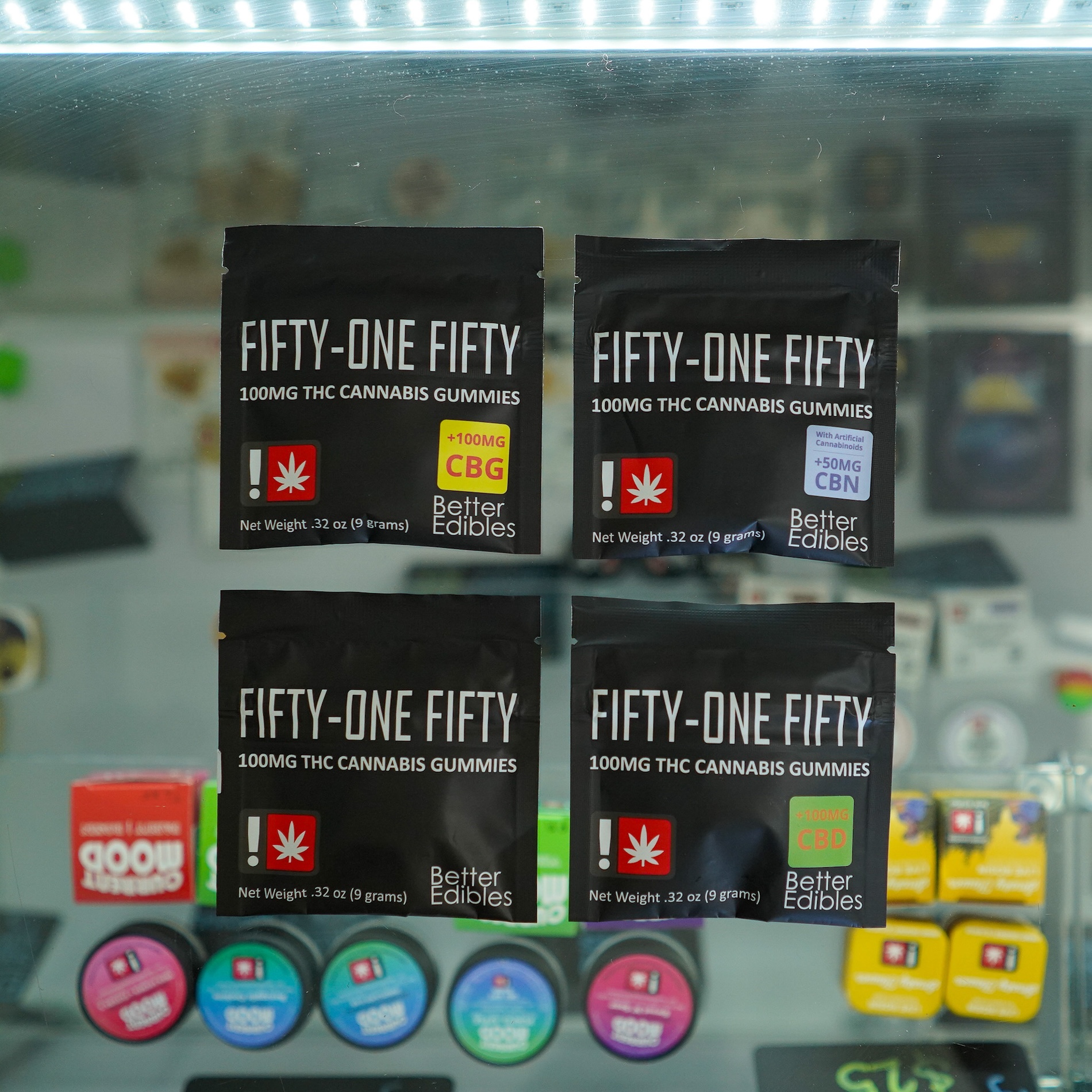 Photograph of product: Fifty-One Fifty 100mg Gummy - Better Edibles