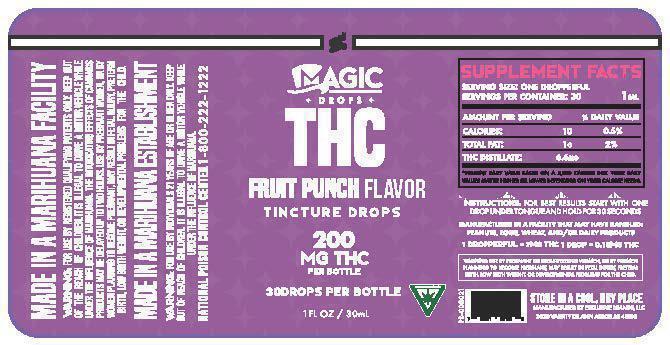 Photograph of Product: MAGIC - FRUIT PUNCH TINCTURE - 200MG