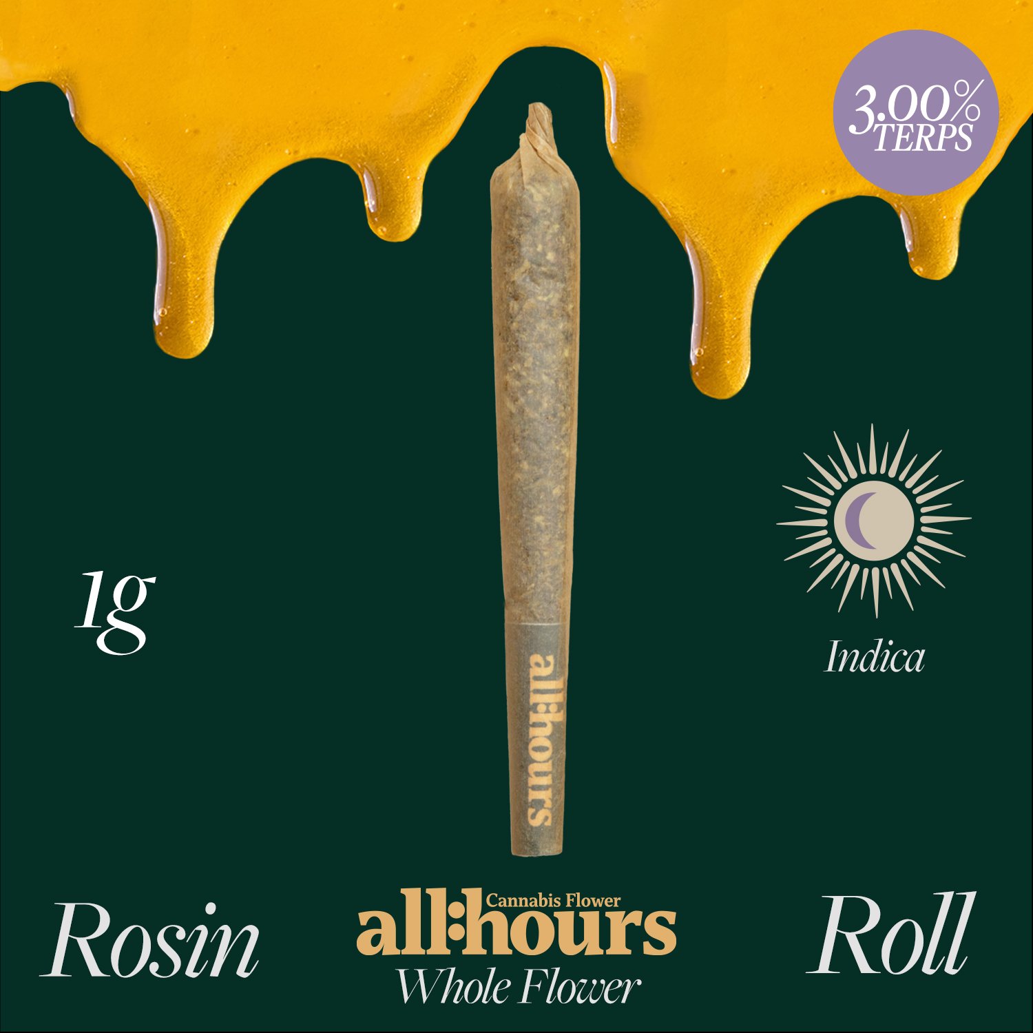 Photograph of product: all:hours au chocolat Burger Rosin Roll 4621