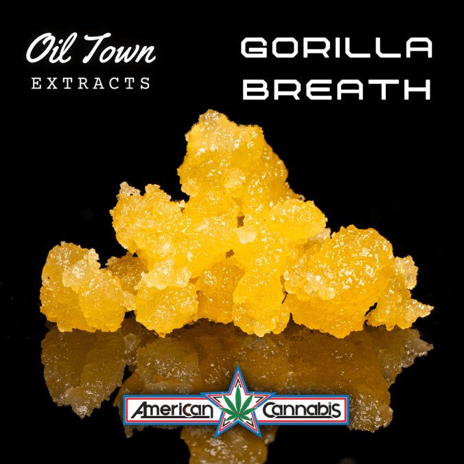 Photograph of product: Oil Town Concentrate | Gorilla Breath