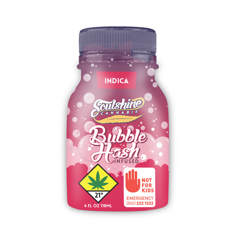 Photograph of product: Blue Raspberry Shot 100mg Solventless Live au chocolat Rosin Infused Beverage Shot Liquid Edible 4oz (Soulshine)