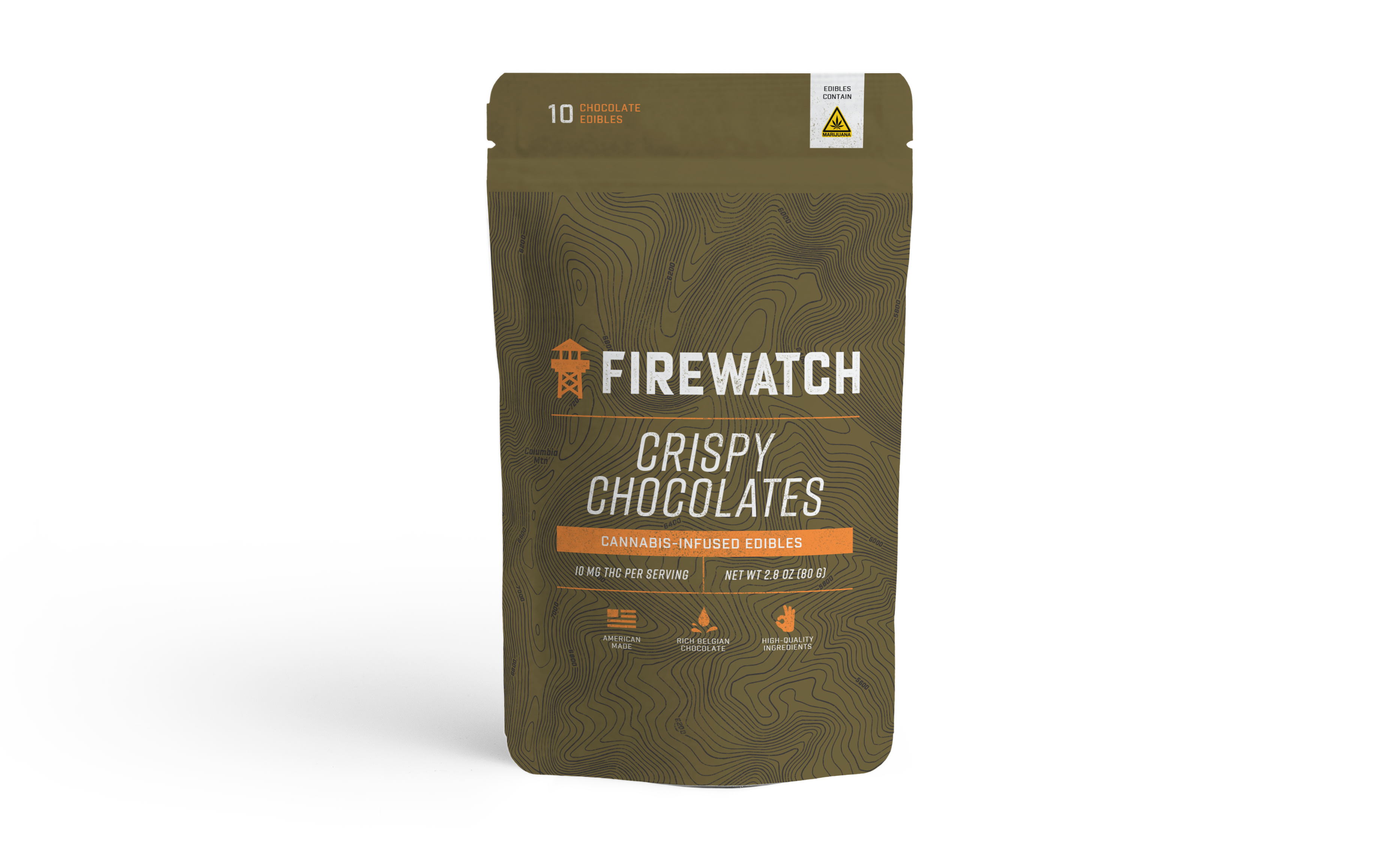 Photograph of product: Firewatch Crispy Chocolates
