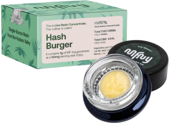 Photograph of product: Live Resin au chocolat Burger - Concentrate (1.0g)