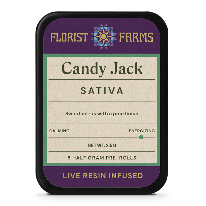 Photograph of product: Candy Jack 5pk Infused Prerolls