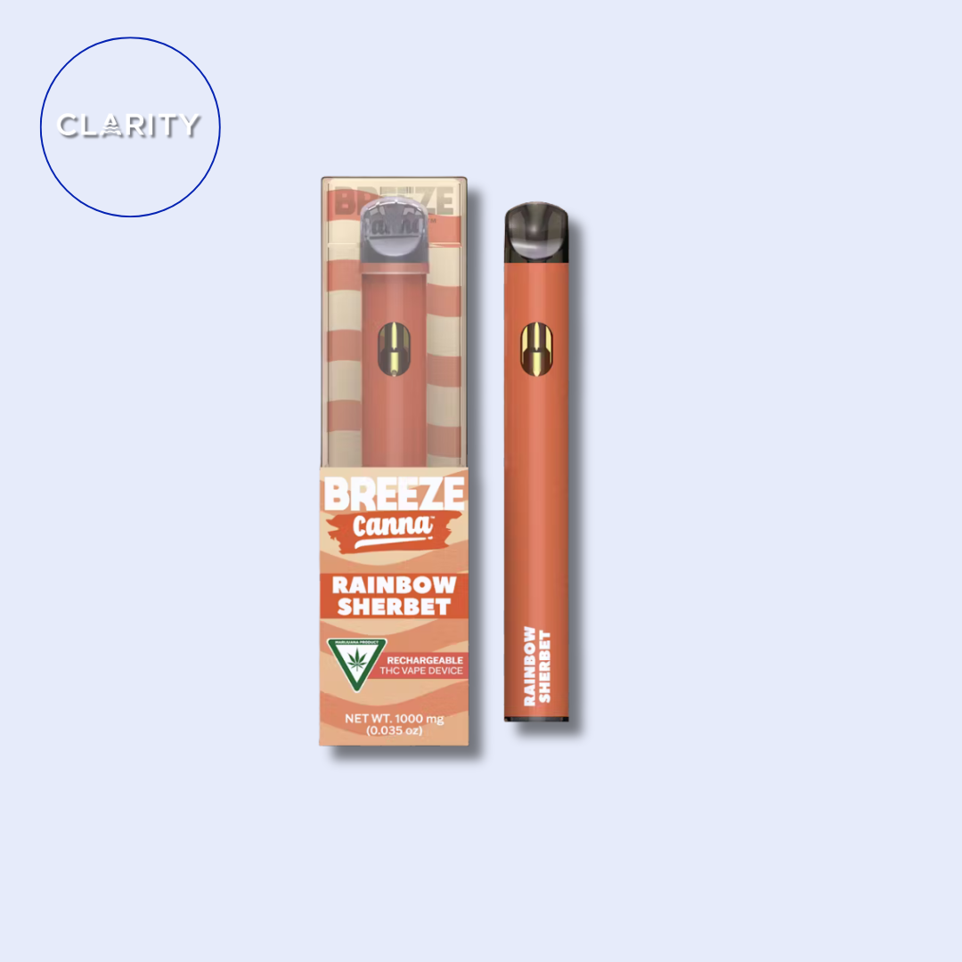Photograph of product: Breeze Canna Disposable | Rainbow Sherbet